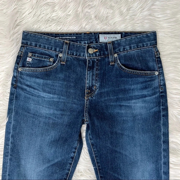 NWOT AG Ex-Boyfriend Slouchy Slim Boyfriend Jeans 11 Years Interrupted Denim 27 - Picture 5 of 11